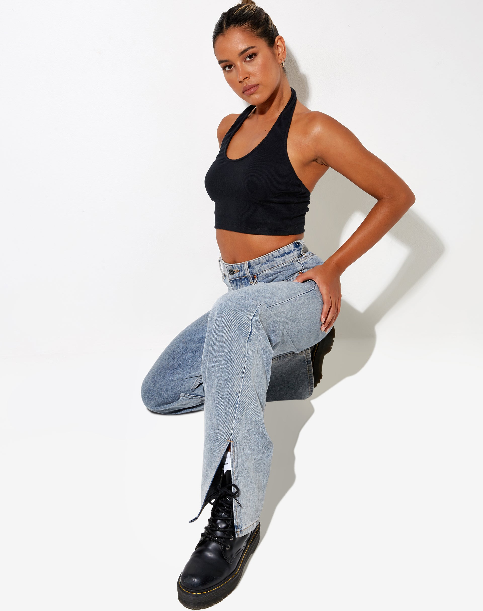 Immagine di Zagh Top in Rib Black