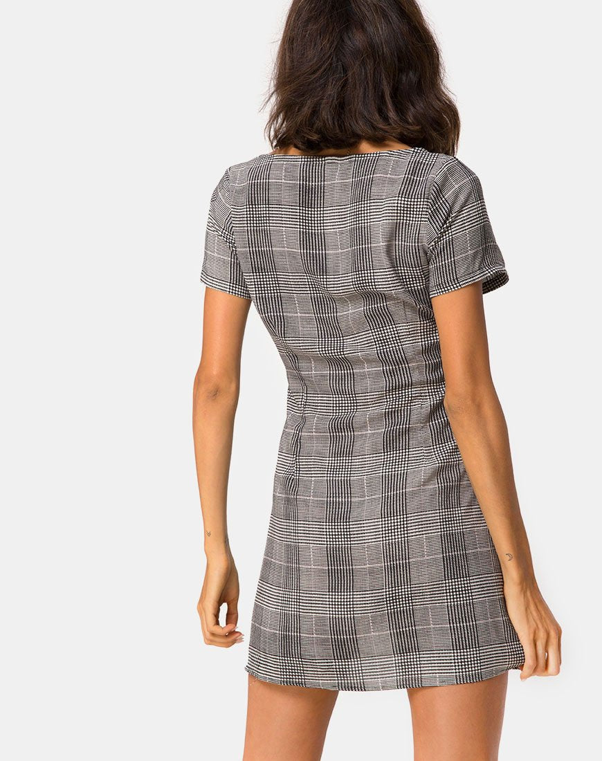 Immagine di Zavacca Mini Abito in Charles Check Grigio