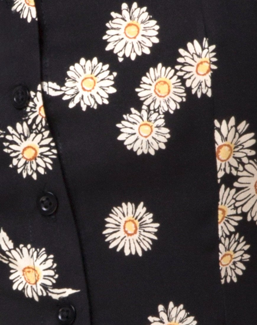 Immagine di Zavacca Tea Dress in Grunge Daisy Floral