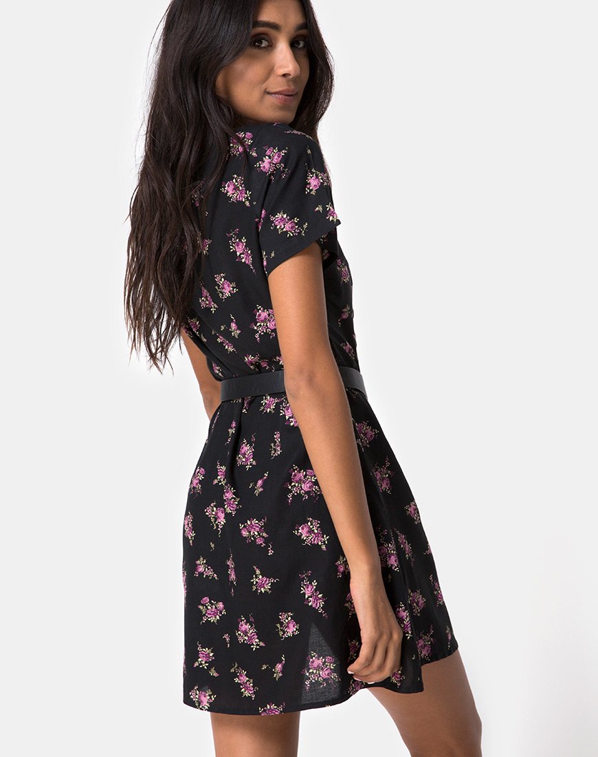 Immagine di Zavacca Mini Dress in Sohey Rose Nero