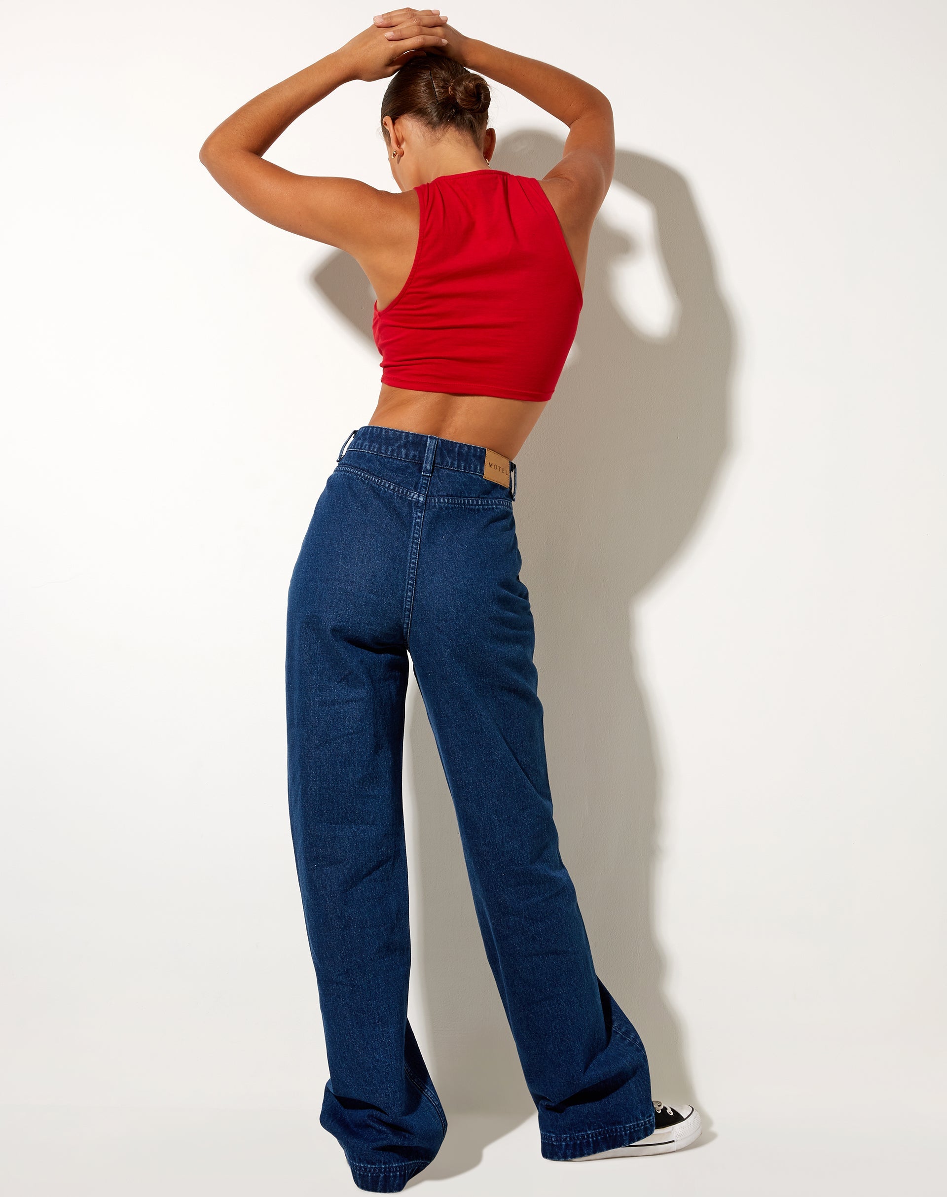Immagine di Zeme Crop Top rosso corsa