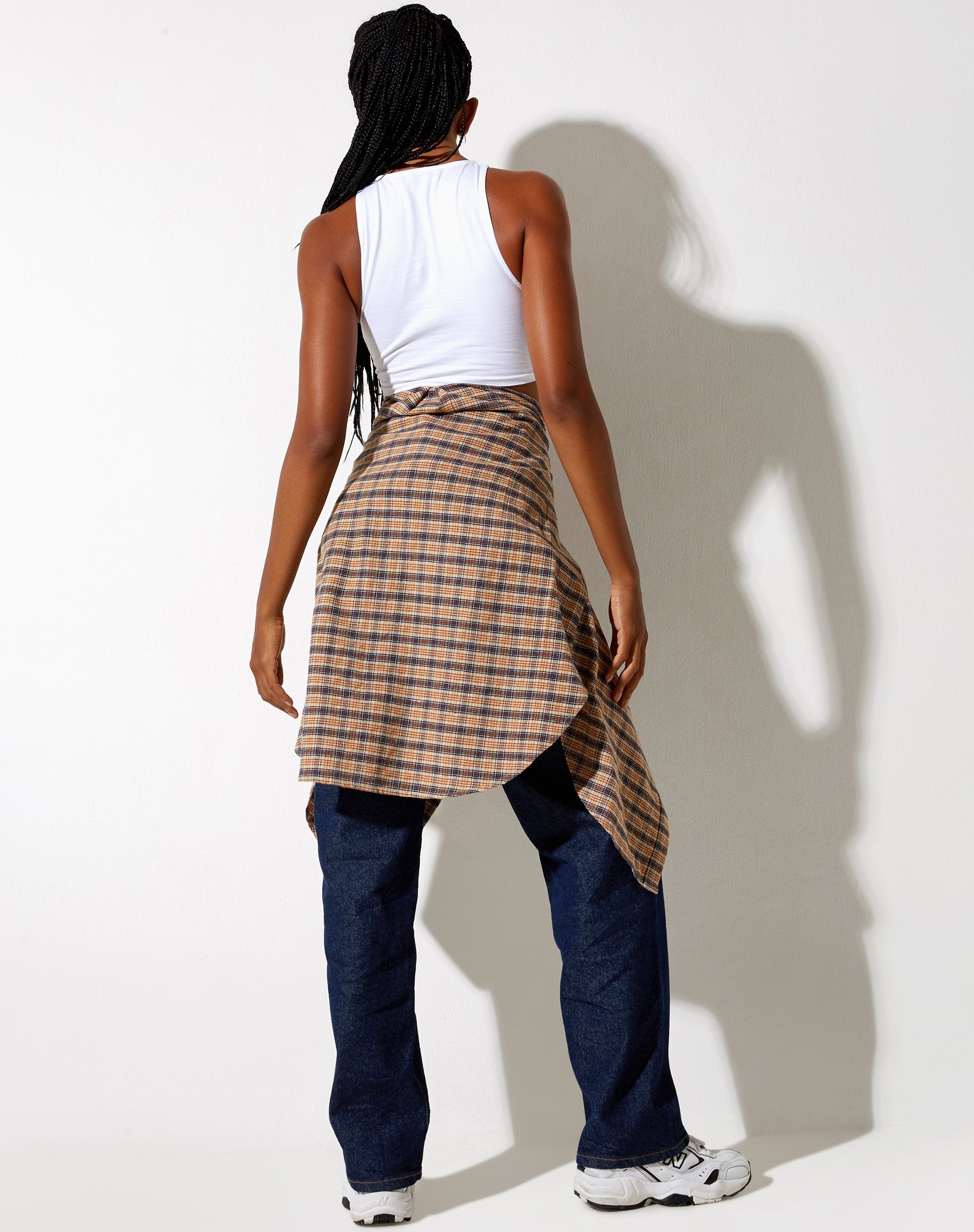 Immagine di Zeme Crop Top in bianco