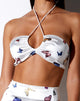Immagine di Malta Crop Top in crema Butterfly
