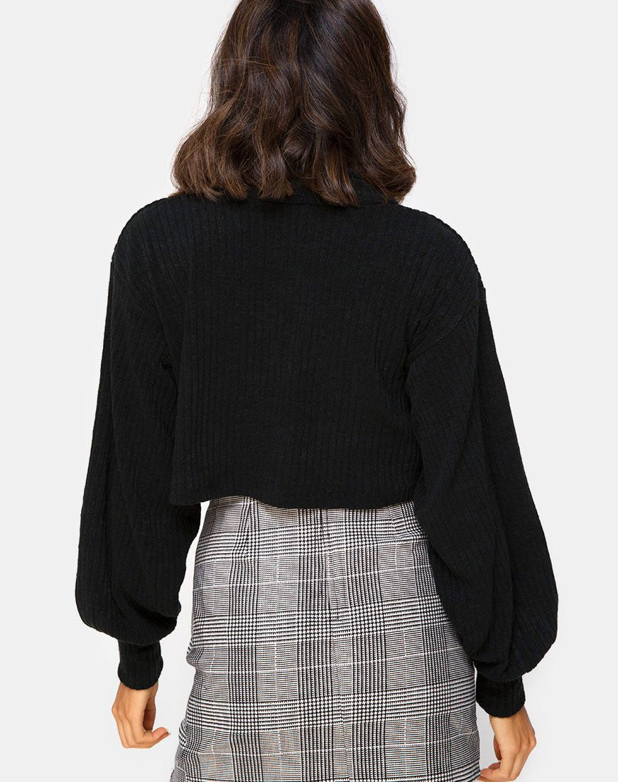 Immagine di Nizer - Maglia a collo alto in nero
