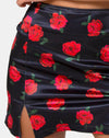 Raso Stretch Ultimo Rosa Nero