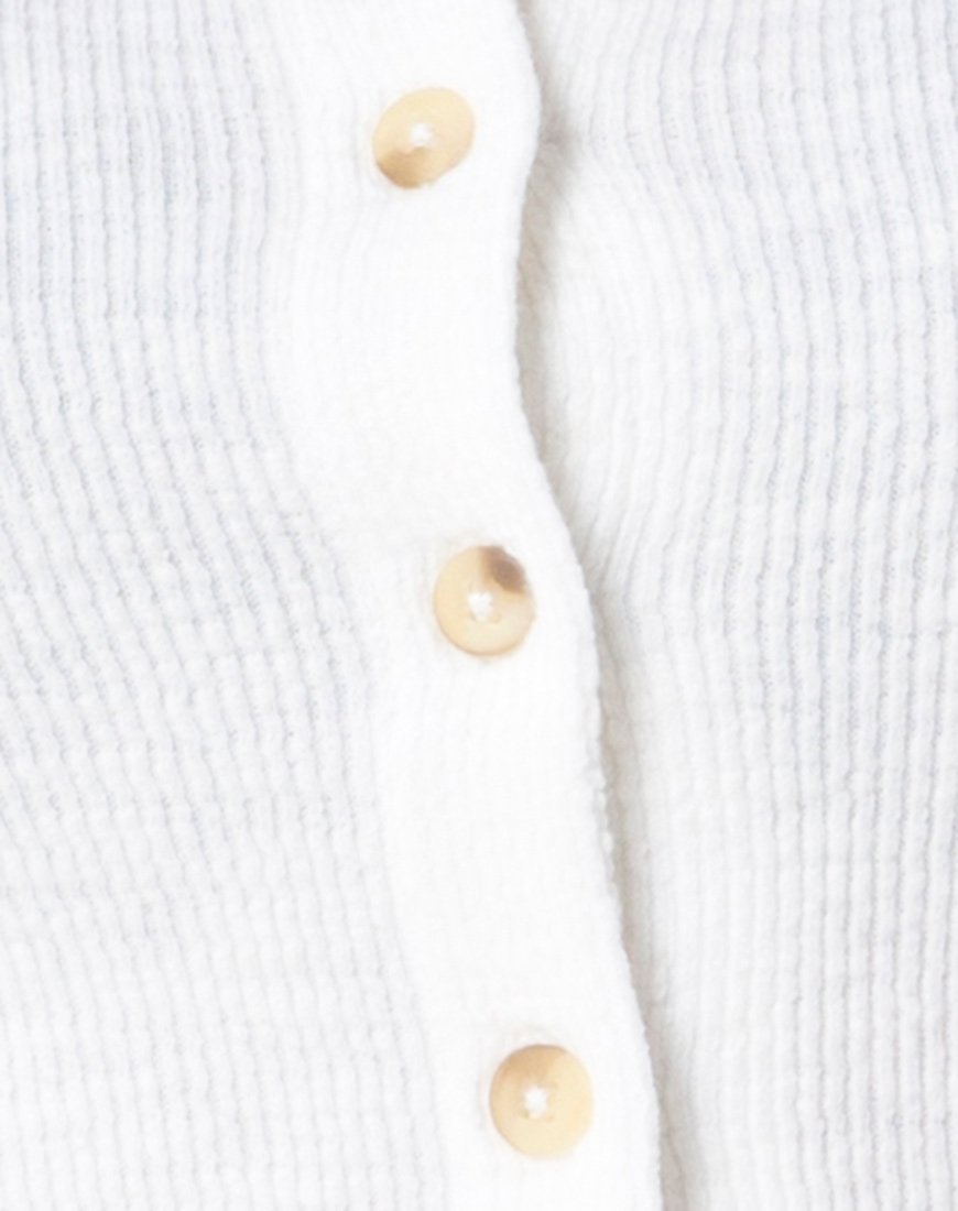 Immagine di Zilena Bodycon Dress in Rib Ivory