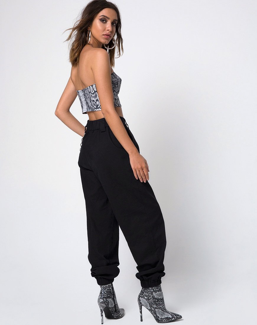 Immagine di Zipshi Crop Top in serpente