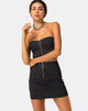 Immagine di Zipshi Top in gessato nero