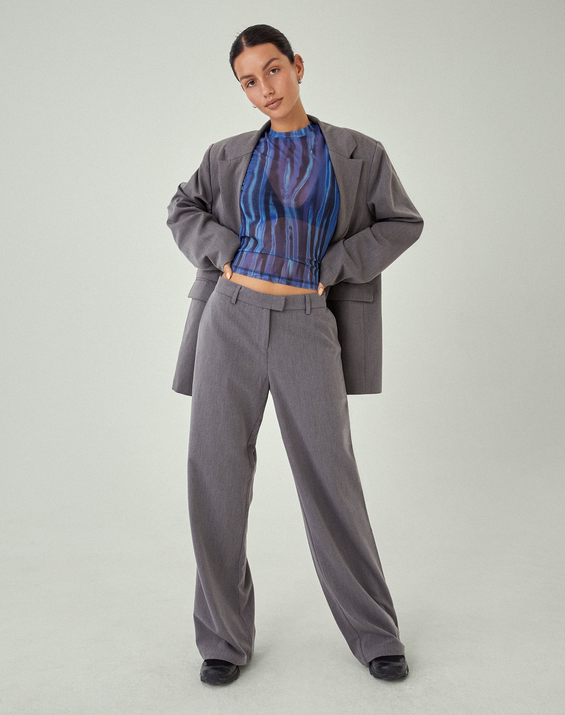 immagine di MOTEL X JACQUIE Pantalone Jabba in carbone