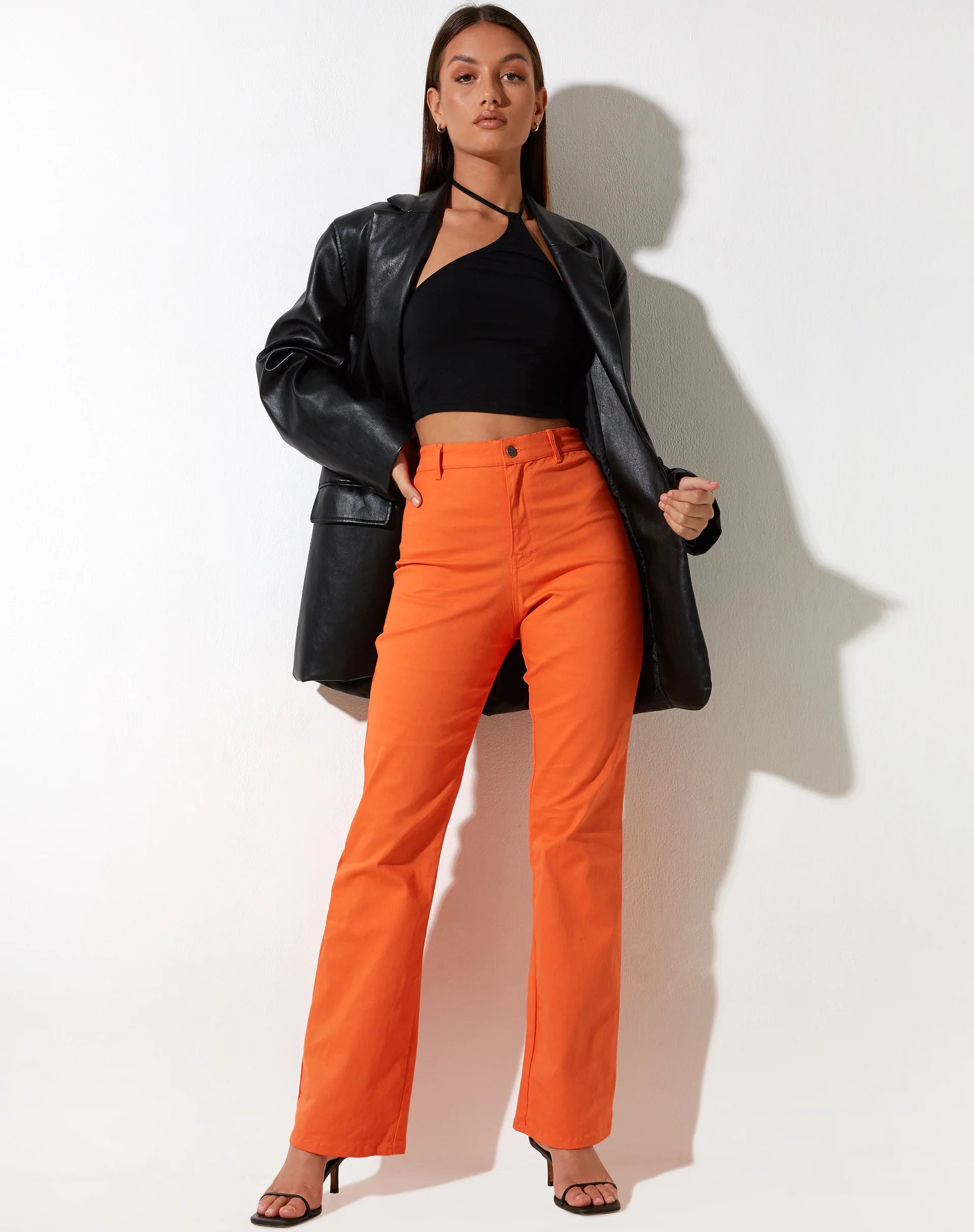 Immagine di Zoven Pantalone svasato in Twill Rosa Corallo