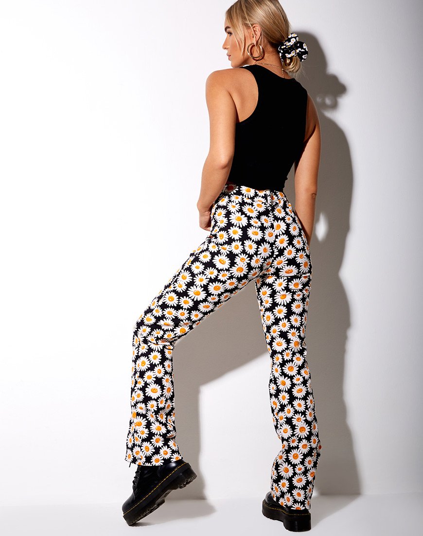 Immagine di Zoven Pantaloni in Daisy Love Nero