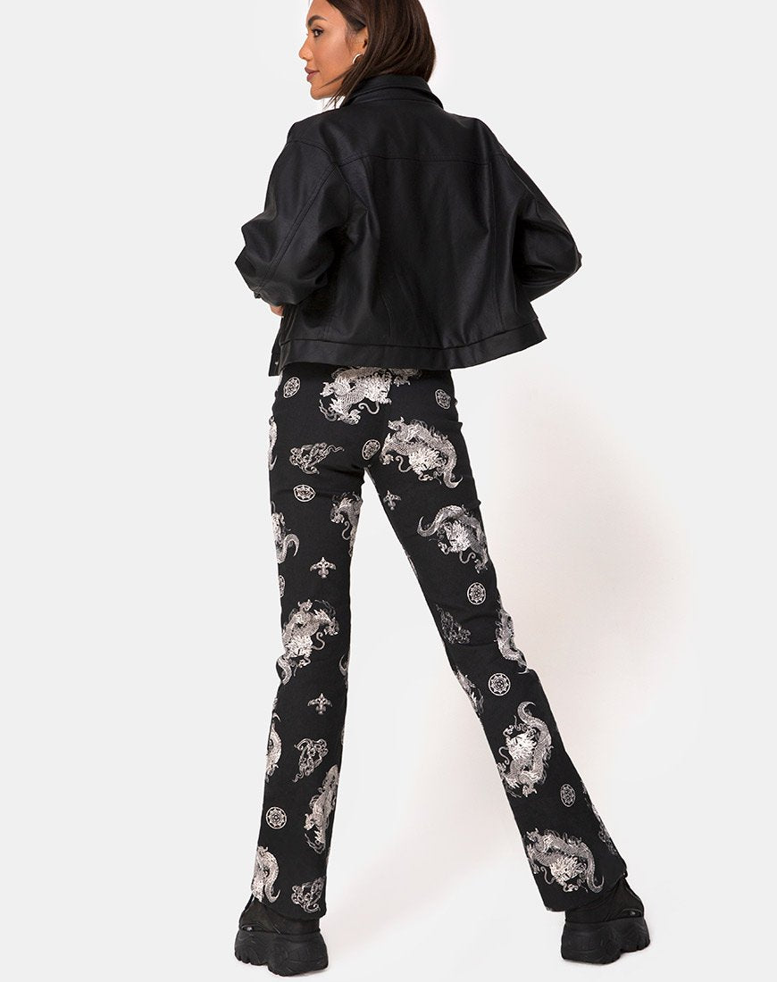 Immagine di Zoven Pantaloni in Dragon Black