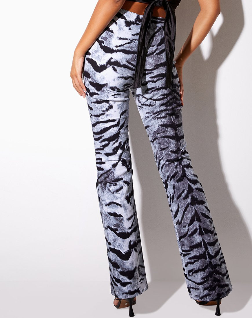 Immagine di Zoven Pantalone in tigrato pieno d'argento
