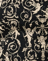 Cherubino barocco nero e oro
