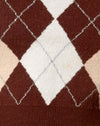 Maglia Argyle Tan