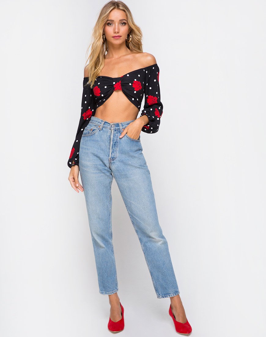 Immagine di Zuma Crop Top in Rosa Cubano