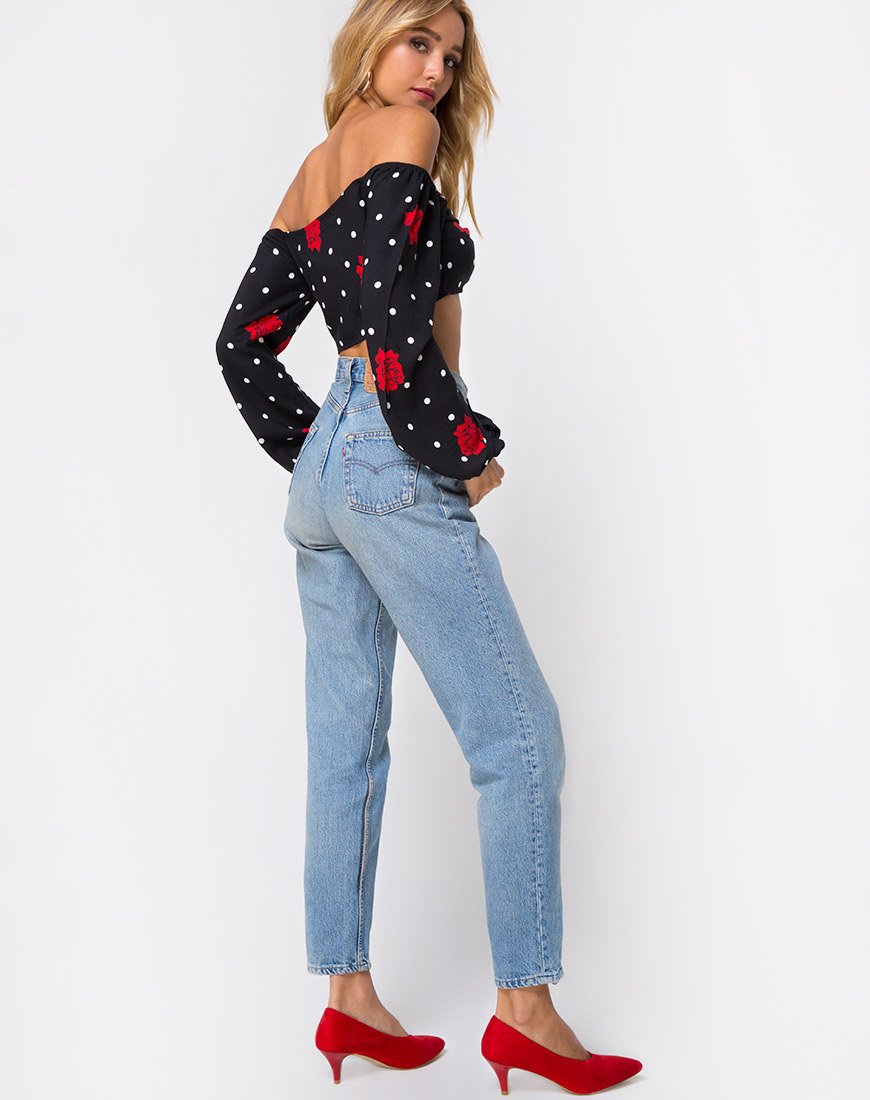 Immagine di Zuma Crop Top in Rosa Cubano