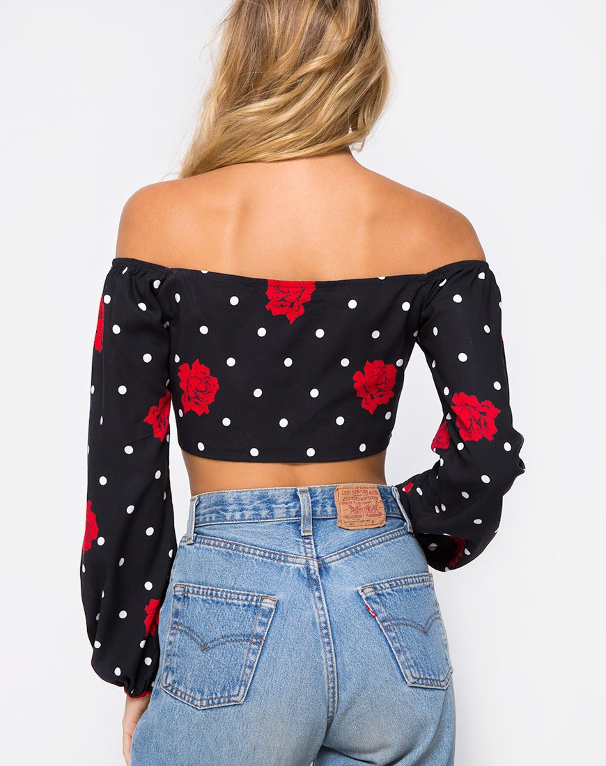 Immagine di Zuma Crop Top in Rosa Cubano