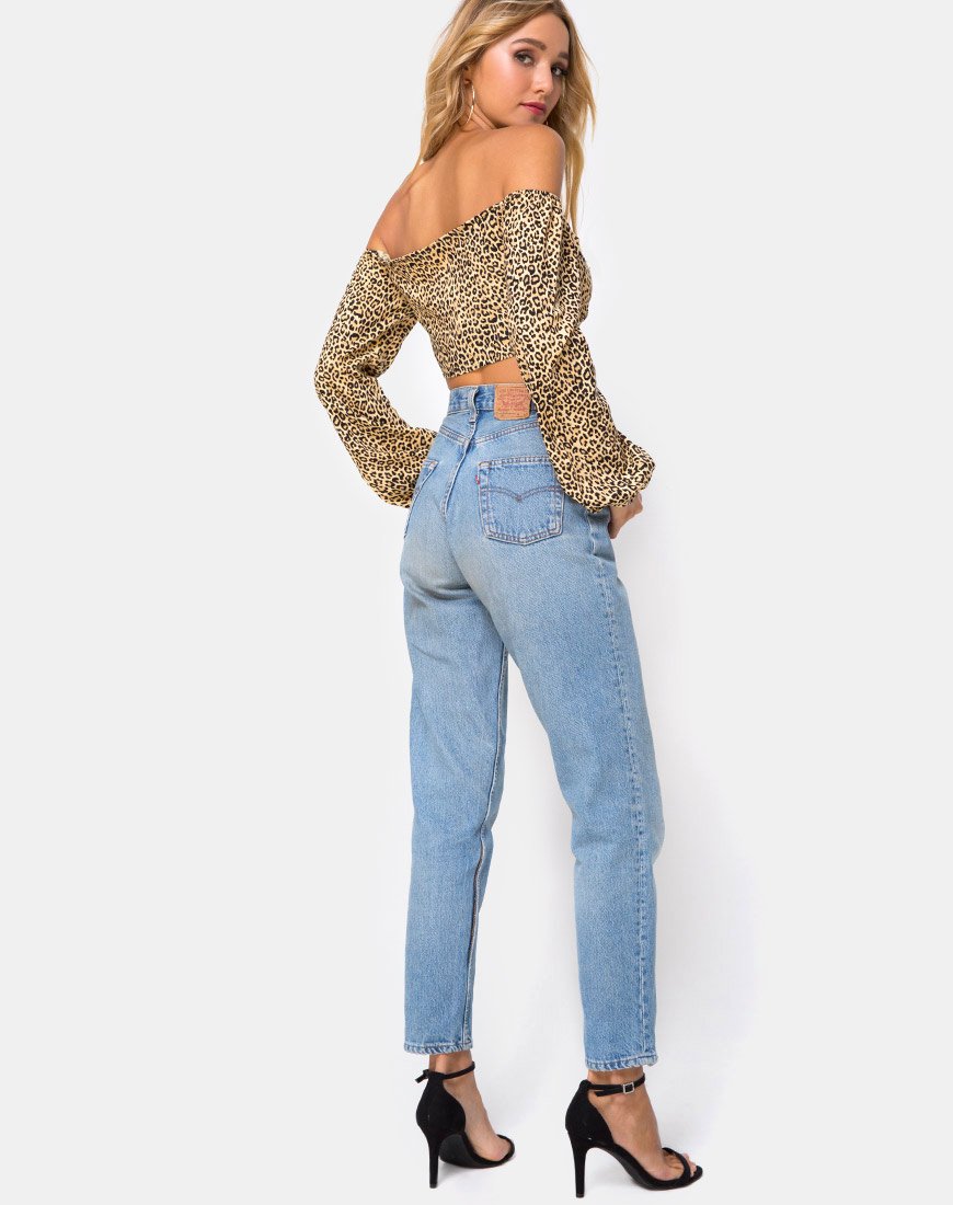 Immagine di Zuma Crop Top in Rar Leopard