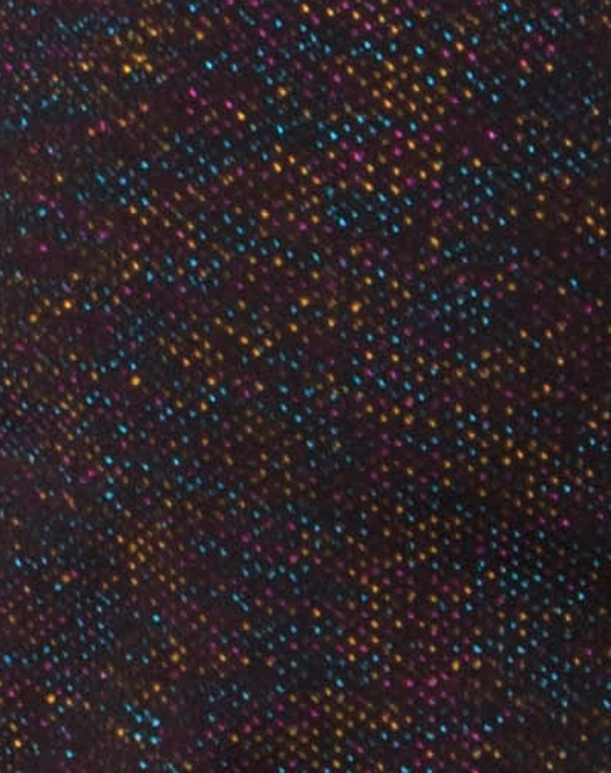 Immagine del costume da bagno Elle in nero glitterato