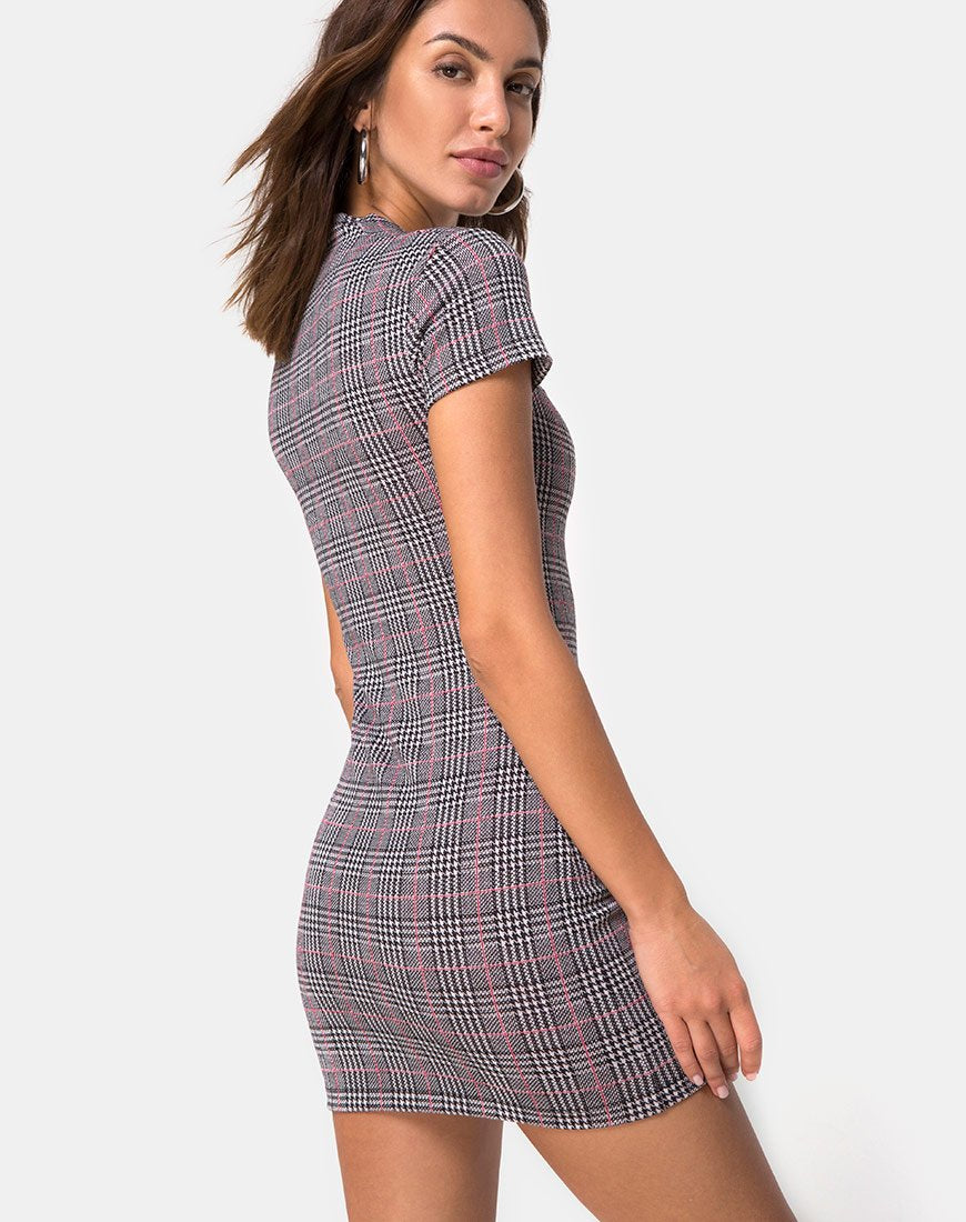 Immagine di Zileah Shift Dress in Charles Check Blush