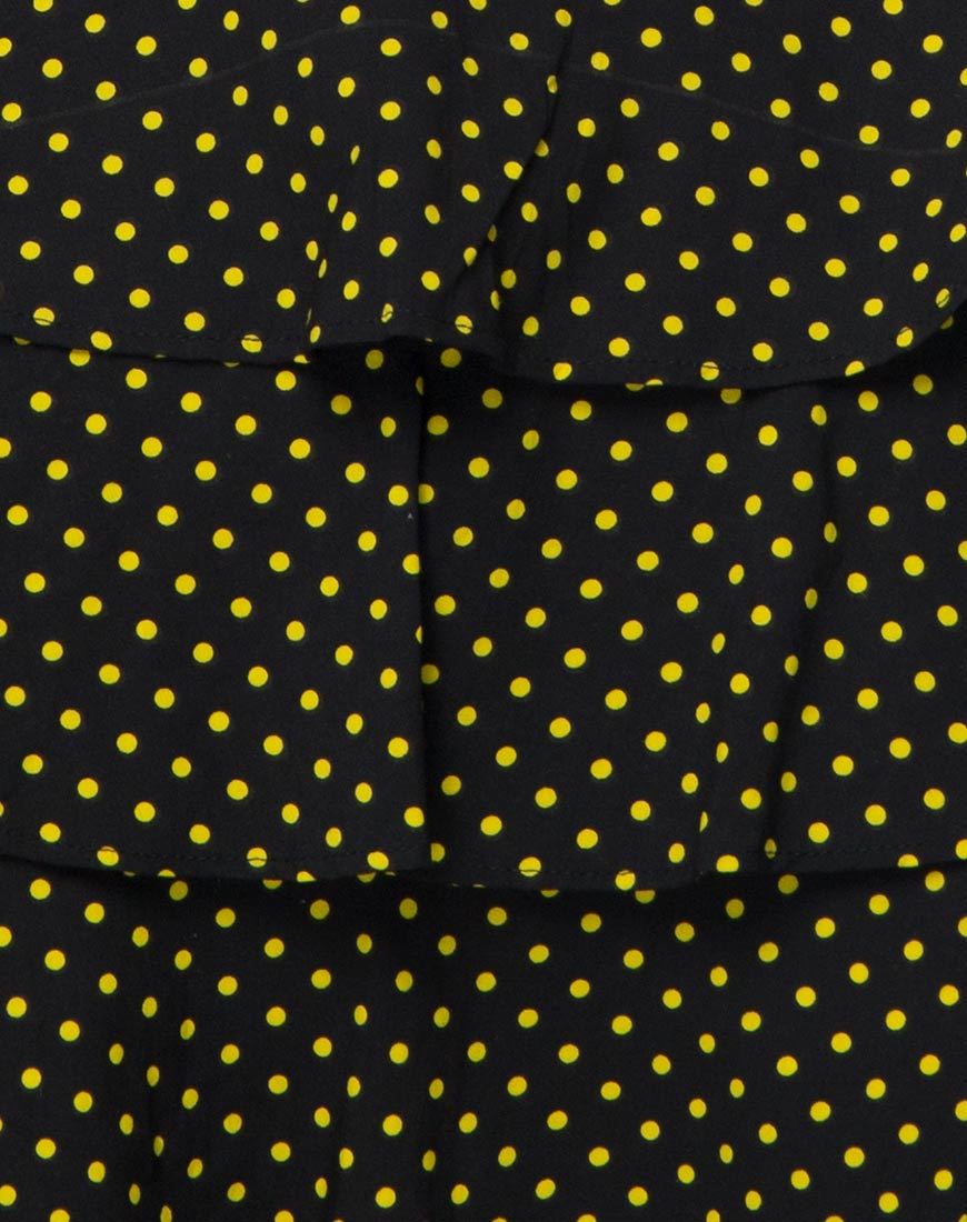 Immagine di Casseyette Gonna a pois giallo e nero