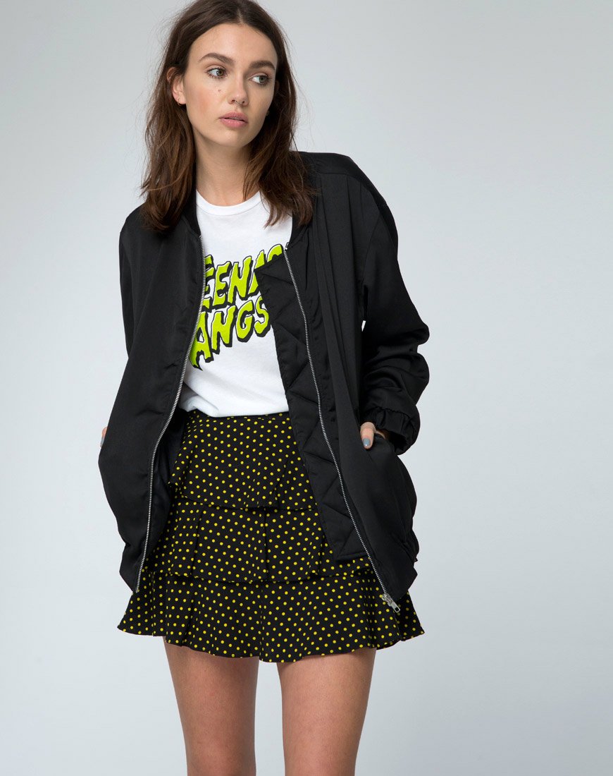 Immagine di Casseyette Gonna a pois giallo e nero