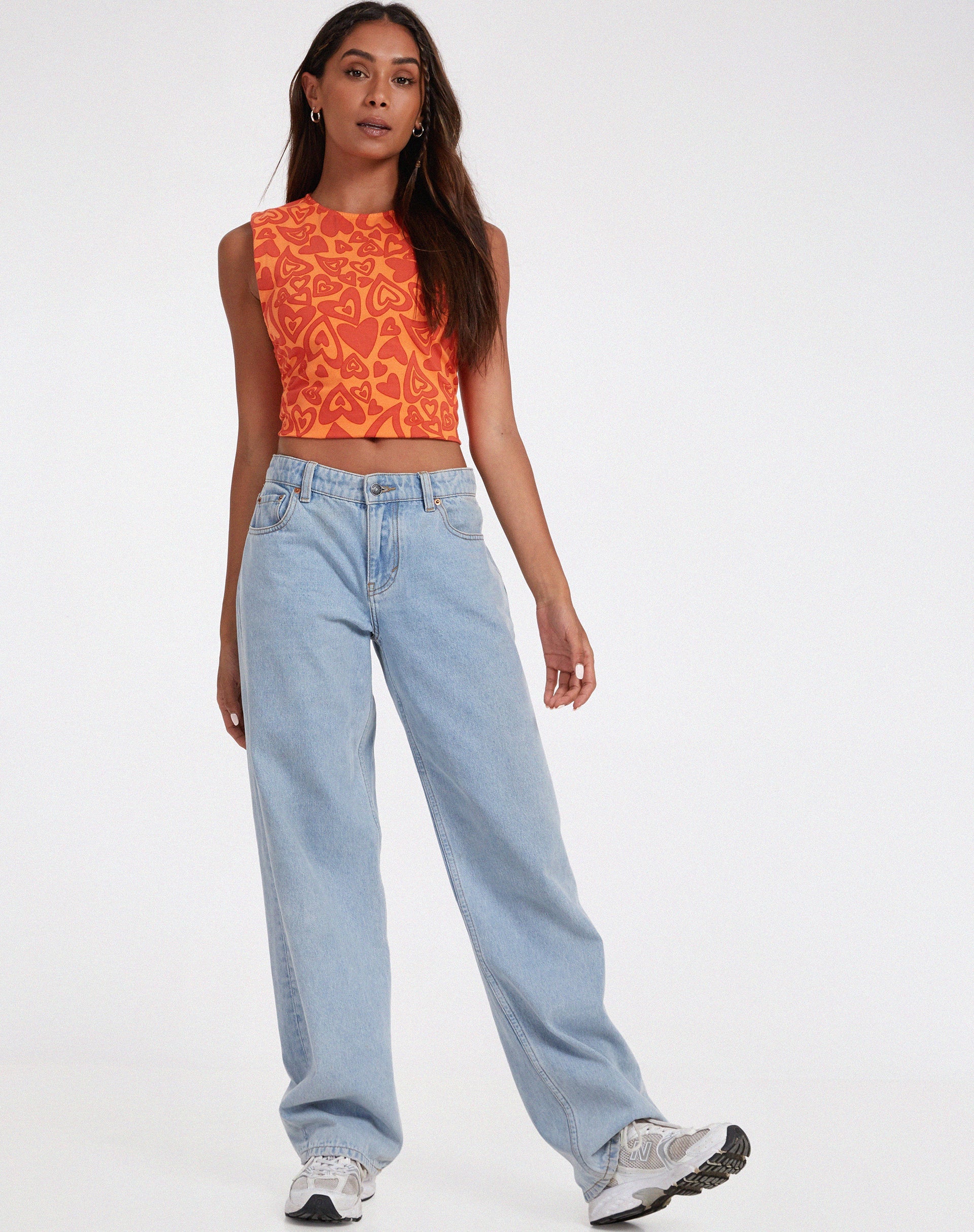 immagine di Baruna Top in Retro Heart Orange