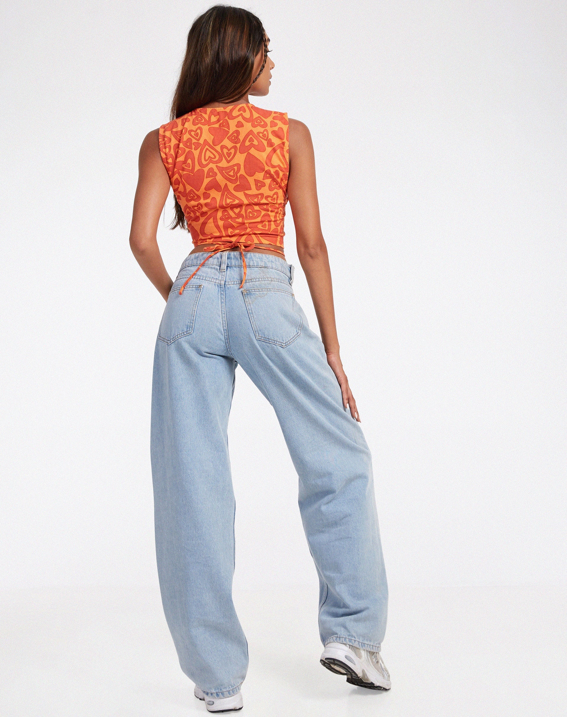 immagine di Baruna Top in Retro Heart Orange