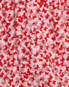Farfalla Ditsy Pesca e Rosso
