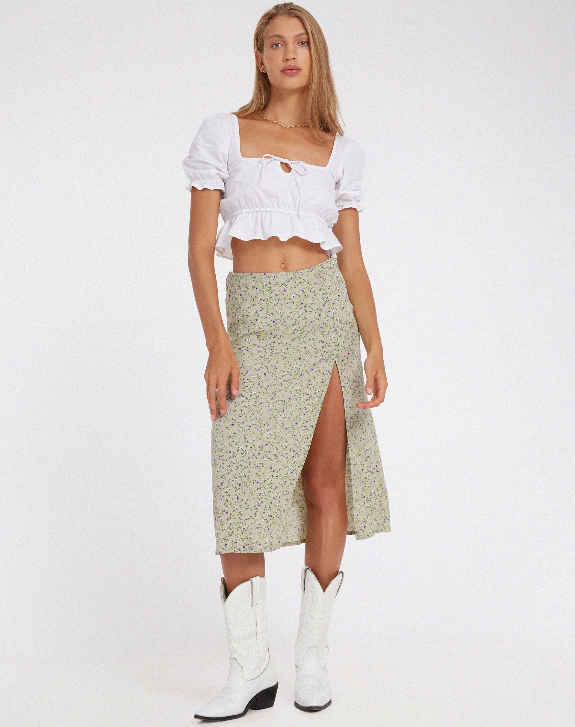 Immagine di Seko Midi Skirt in Parma Violet