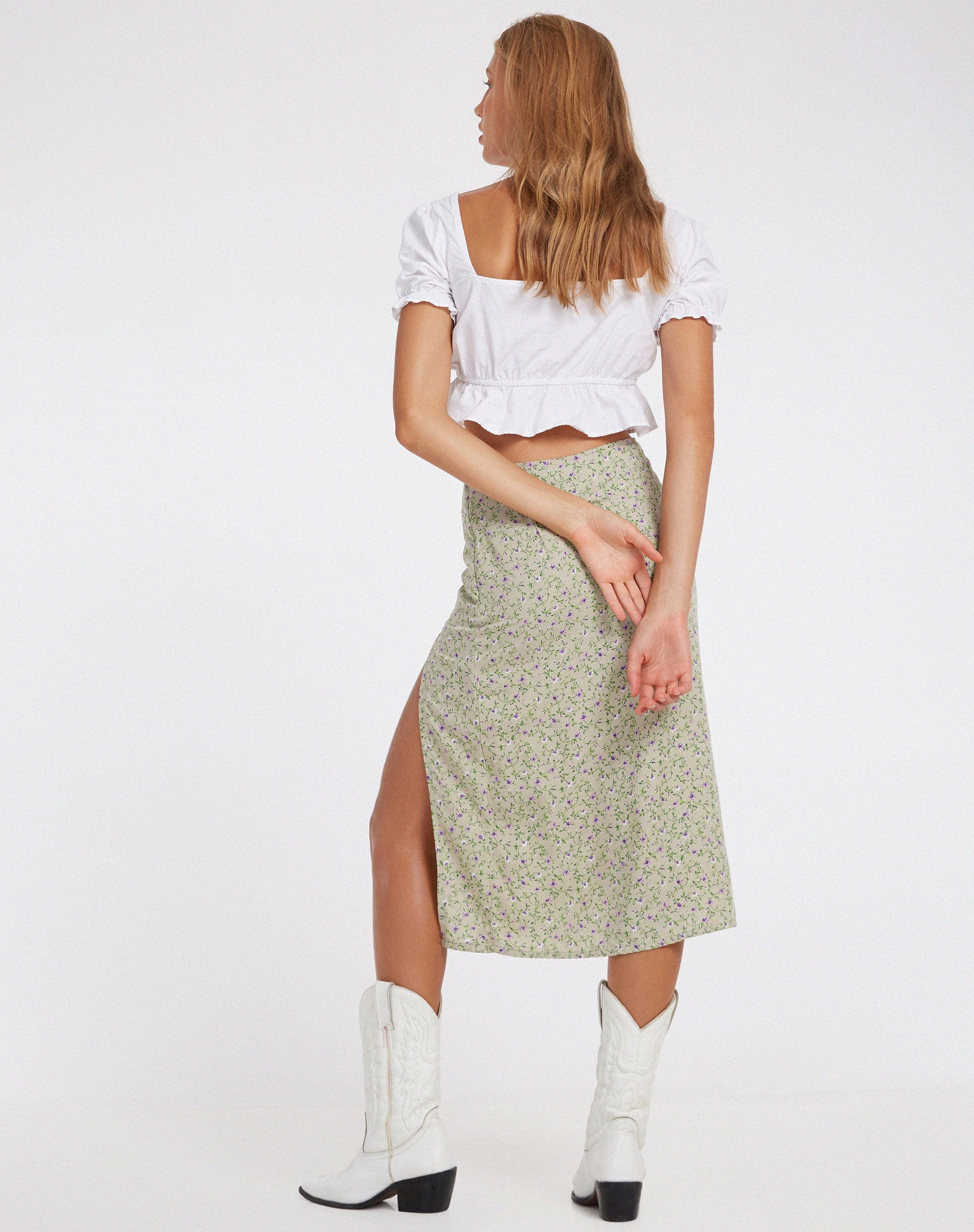 Immagine di Seko Midi Skirt in Parma Violet
