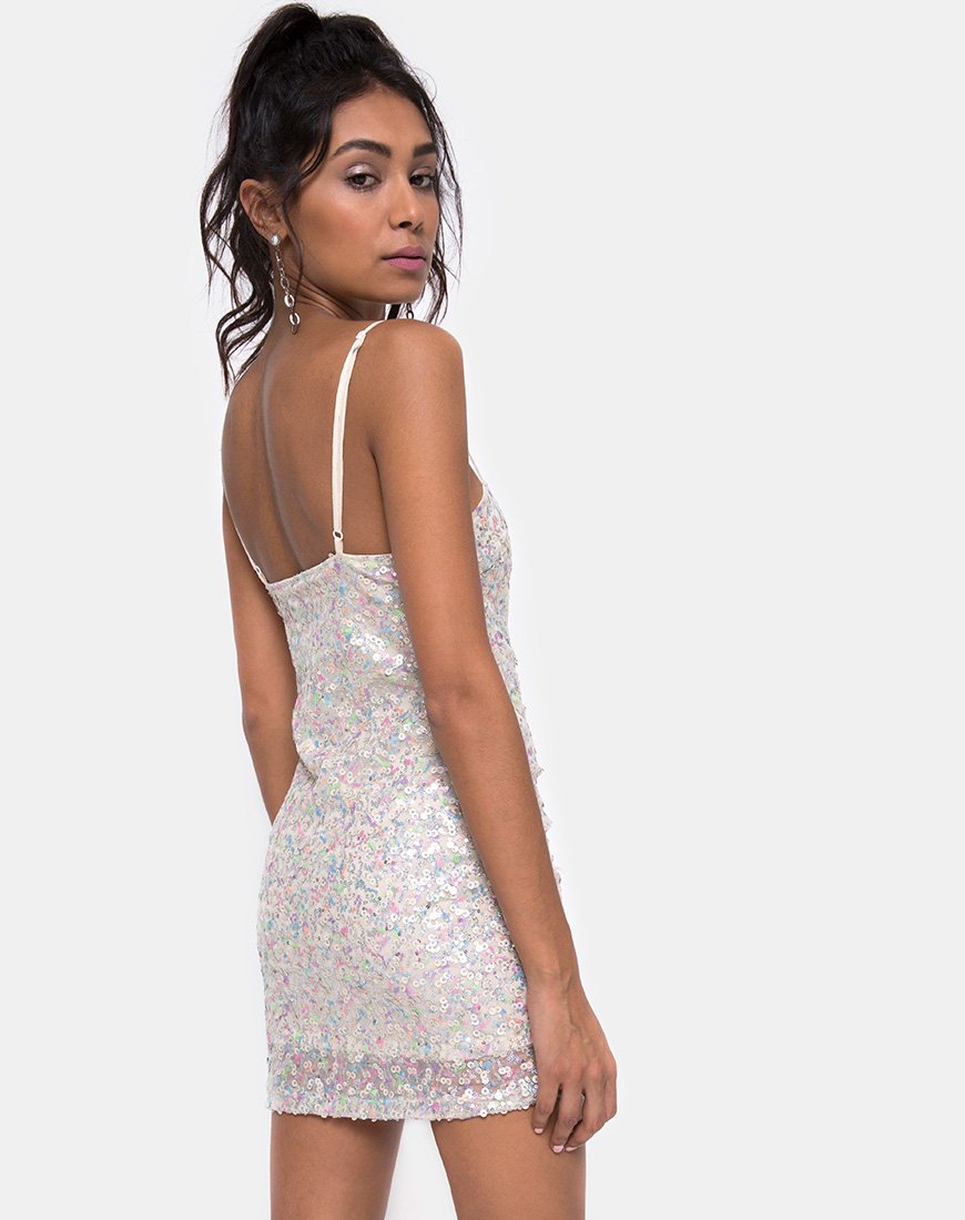Selah - Vestito Bodycon in coriandoli di paillettes