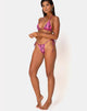 Immagine di Talia Bikini Bottom in Snake Pink