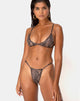 Immagine di Valter Bikini Top in Snake Taupe