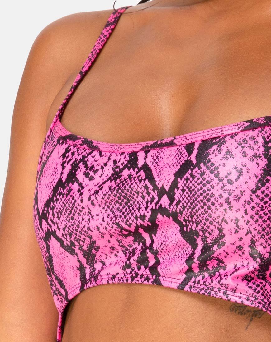 Immagine di Varois Costume da bagno in rosa serpente