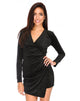 Immagine di Willow Bodycon Dress in bianco e nero a pois