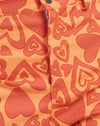  Cuore retrò arancione